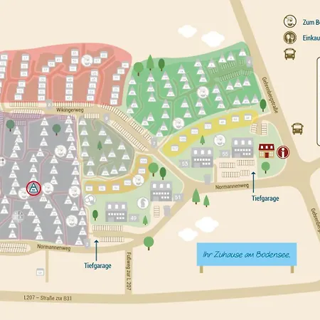 Ferienwohnpark Nurdachhaus Typ 7 Nd 50 Immenstaad am Bodensee