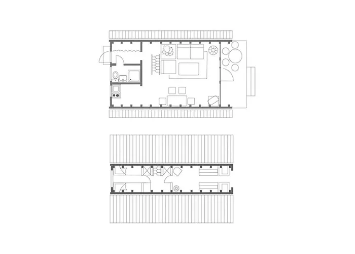 Ferienwohnpark Nurdachhaus Typ 7 Nd 50 * Immenstaad am Bodensee